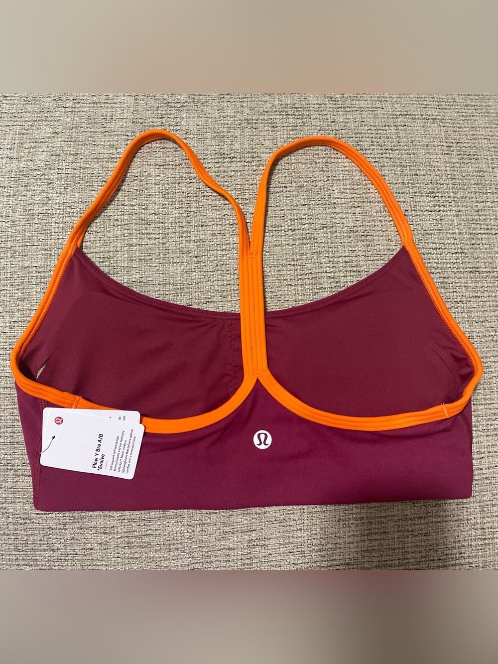 Flow Y Bra Light Support,A/B Cup
Updated Design
Color Raspberry Rave/Orange Punc - Picture 8 of 9